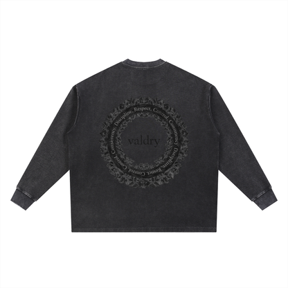 Mineral Wash Waffle Oversized T-Shirt